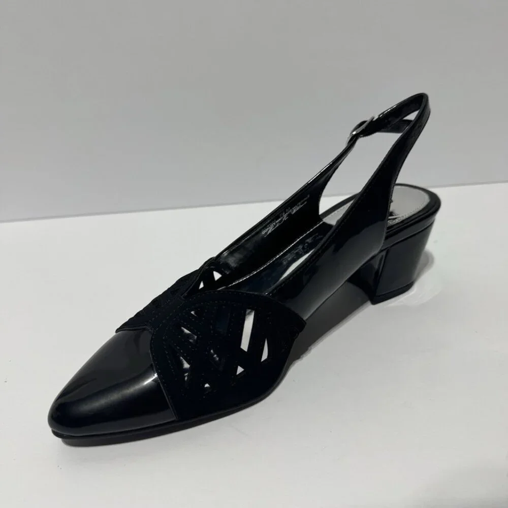 Easy Street Womens Bizzy Slingback Heels Size 7.5 M